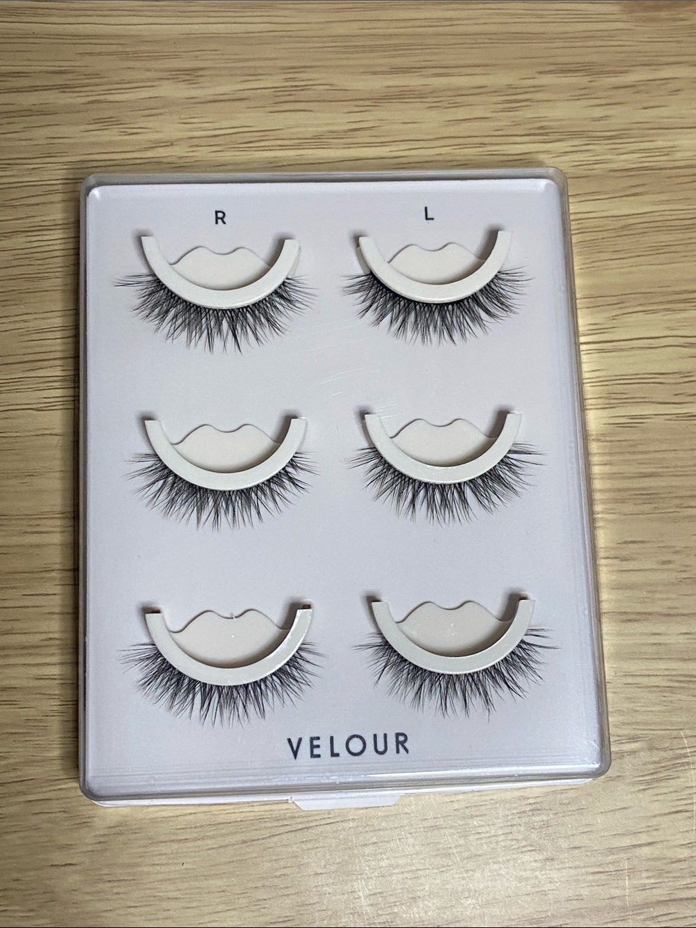 Velour Black False Eyelashes - 3-Pair Natural Volume Set